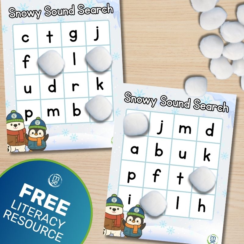 Snowy Sound Search Freebie