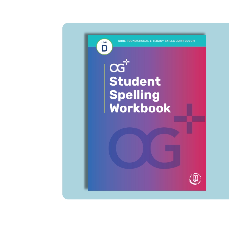 OG+ Student Spelling Book D