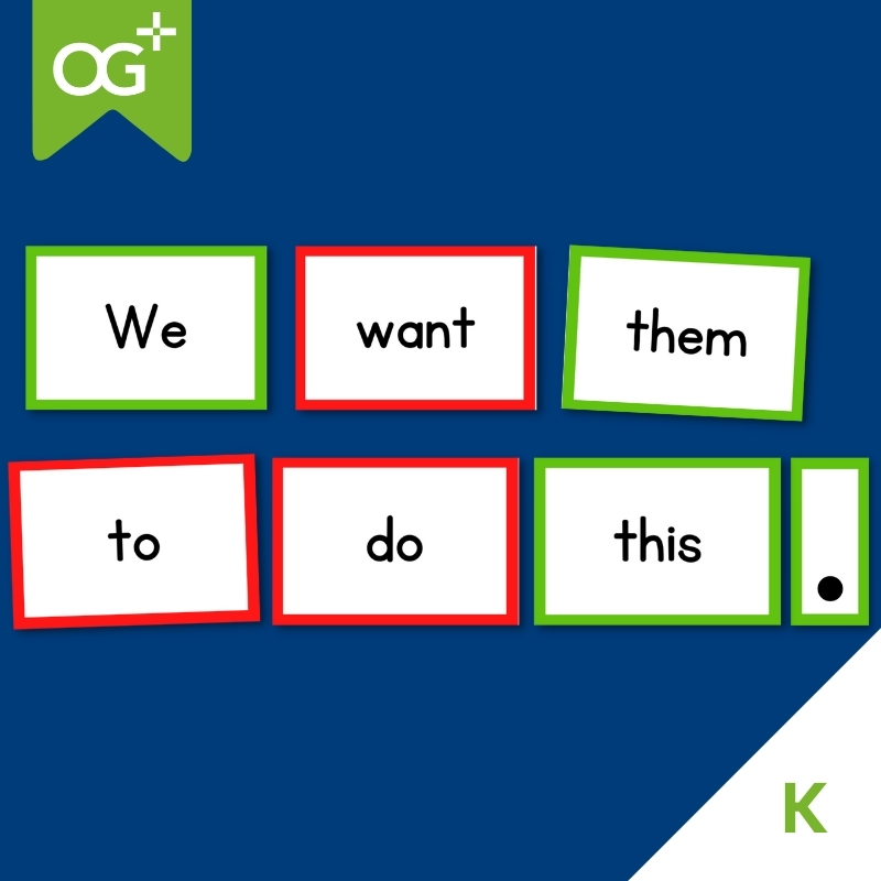 Imse Og Decodable Fluency Printable Set Kindergarten