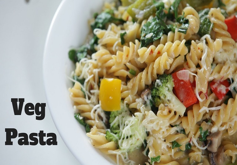 How To Make Veg Cheese Pasta Indo Italian Pasta IFN India Food Network IFN India Food