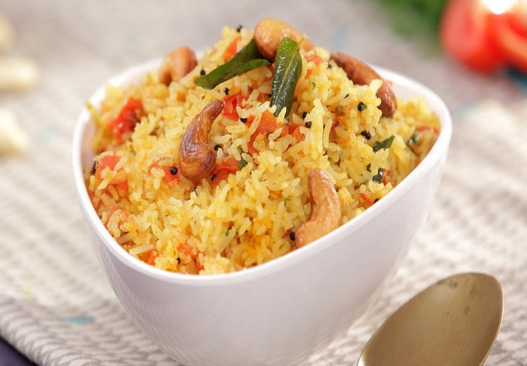 Instant Tomato Rice with Leftover Rice IFN