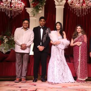 Star-Studded Reception For Sunil Narang Daughter In Hyderabad