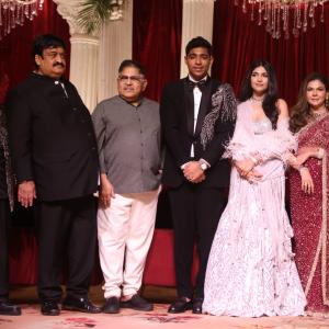 Star-Studded Reception For Sunil Narang Daughter In Hyderabad