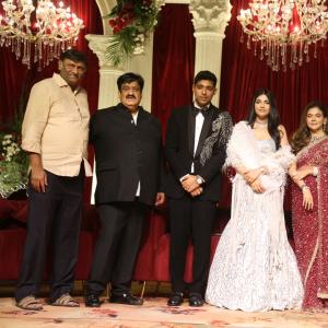 Star-Studded Reception For Sunil Narang Daughter In Hyderabad