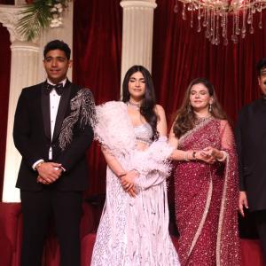 Star-Studded Reception For Sunil Narang Daughter In Hyderabad