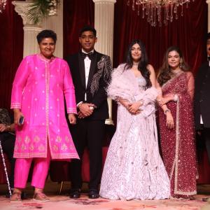Star-Studded Reception For Sunil Narang Daughter In Hyderabad
