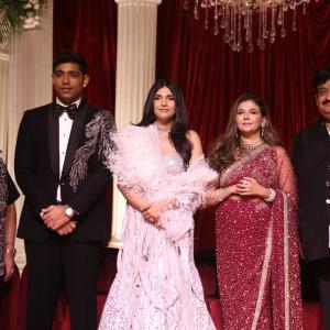 Star-Studded Reception For Sunil Narang Daughter In Hyderabad