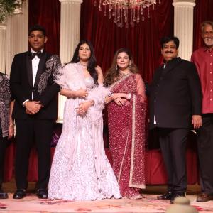 Star-Studded Reception For Sunil Narang Daughter In Hyderabad