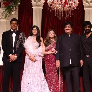 Star-Studded Reception For Sunil Narang Daughter In Hyderabad