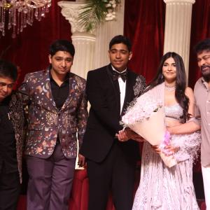 Star-Studded Reception For Sunil Narang Daughter In Hyderabad