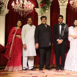 Star-Studded Reception For Sunil Narang Daughter In Hyderabad