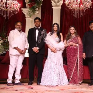 Star-Studded Reception For Sunil Narang Daughter In Hyderabad