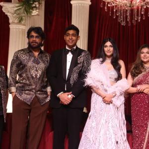Star-Studded Reception For Sunil Narang Daughter In Hyderabad