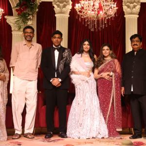 Star-Studded Reception For Sunil Narang Daughter In Hyderabad