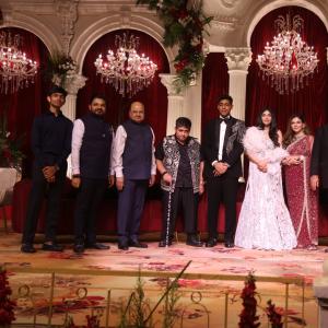 Star-Studded Reception For Sunil Narang Daughter In Hyderabad