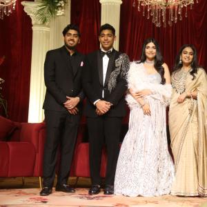 Star-Studded Reception For Sunil Narang Daughter In Hyderabad
