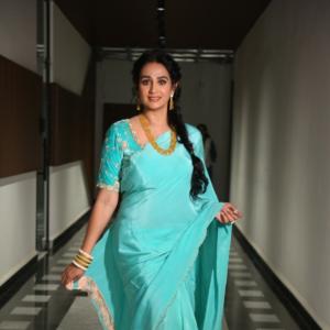 Actress Laya Classic Indian Look With Elegant Jewelry