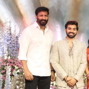 Tollywood Celebs Grace Bandla Ganesh Daughter Engagement Event