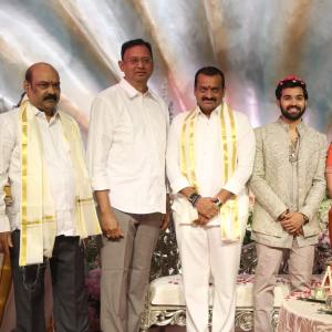 Tollywood Celebs Grace Bandla Ganesh Daughter Engagement Event