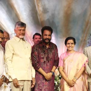 Tollywood Celebs Grace Bandla Ganesh Daughter Engagement Event