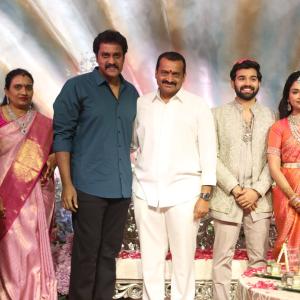 Tollywood Celebs Grace Bandla Ganesh Daughter Engagement Event