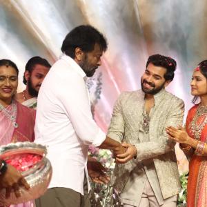 Tollywood Celebs Grace Bandla Ganesh Daughter Engagement Event