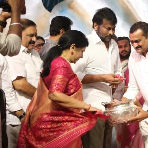 Tollywood Celebs Grace Bandla Ganesh Daughter Engagement Event