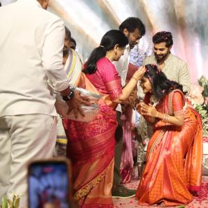 Tollywood Celebs Grace Bandla Ganesh Daughter Engagement Event