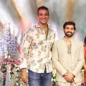 Tollywood Celebs Grace Bandla Ganesh Daughter Engagement Event
