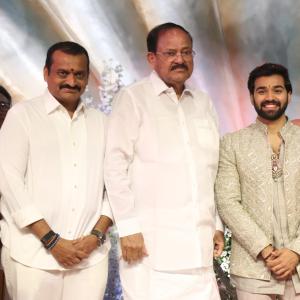 Tollywood Celebs Grace Bandla Ganesh Daughter Engagement Event