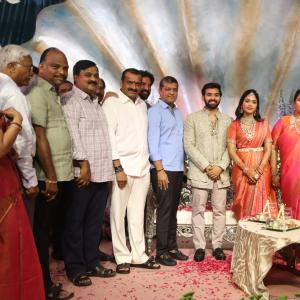 Tollywood Celebs Grace Bandla Ganesh Daughter Engagement Event