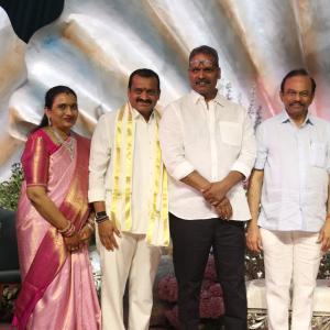 Tollywood Celebs Grace Bandla Ganesh Daughter Engagement Event