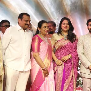 Tollywood Celebs Grace Bandla Ganesh Daughter Engagement Event