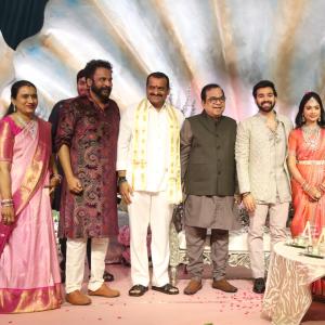 Tollywood Celebs Grace Bandla Ganesh Daughter Engagement Event