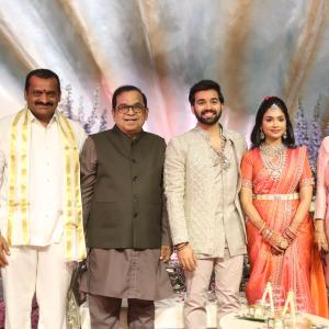 Tollywood Celebs Grace Bandla Ganesh Daughter Engagement Event