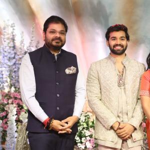 Tollywood Celebs Grace Bandla Ganesh Daughter Engagement Event