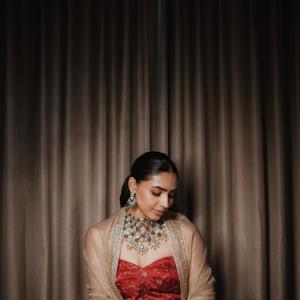 Actress Saptami Gowda’s Glamorous Traditional Style