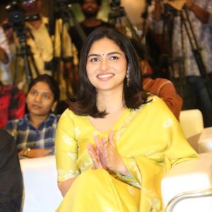 Actress Kayadhu Lohar Shines In Beautiful Yellow Traditional Outfit