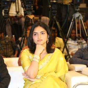 Actress Kayadhu Lohar Shines In Beautiful Yellow Traditional Outfit