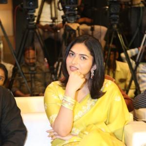 Actress Kayadhu Lohar Shines In Beautiful Yellow Traditional Outfit