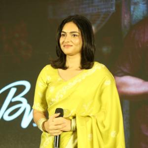 Actress Kayadhu Lohar Shines In Beautiful Yellow Traditional Outfit