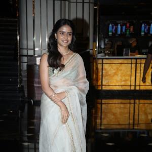 Actress Vaishnavi Chaitanya Looks Radiant In Stylish Ethnic Wear