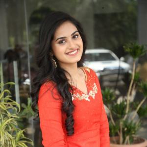 Actress Rayancha Stuns In A Classy Red Traditional Outfit