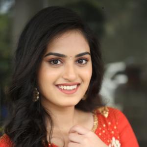 Actress Rayancha Stuns In A Classy Red Traditional Outfit