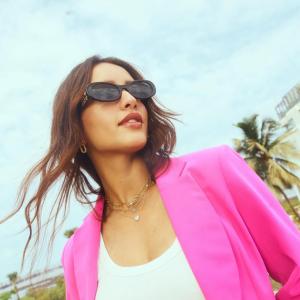 Tripti Dimri Turns Heads In Stylish Pink Blazer Look