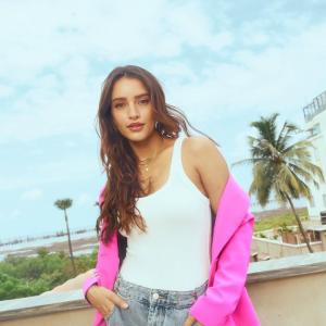 Tripti Dimri Turns Heads In Stylish Pink Blazer Look