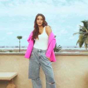 Tripti Dimri Turns Heads In Stylish Pink Blazer Look