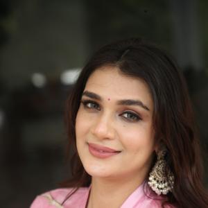 Actress Hasini Sudeer Elegant Traditional Look