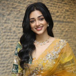 Actress Preeti Mukundhan Shines In Yellow Traditional Look