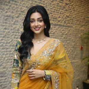 Actress Preeti Mukundhan Shines In Yellow Traditional Look